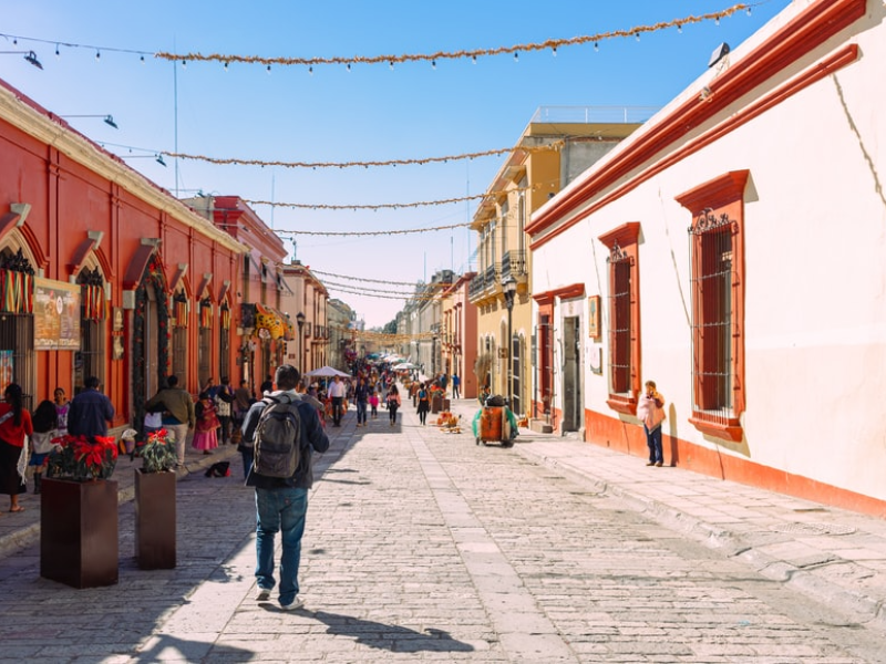Rue de la ville de Oaxaca